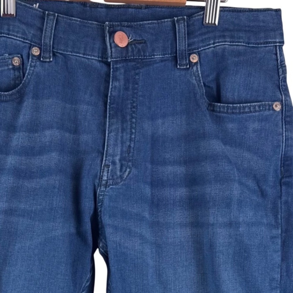 Mugsy Lake Shores Jeans Mens 33x30 Blue Medium Wash Stretch Denim FLX3NLA